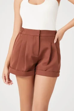 Pleated Trouser Shorts