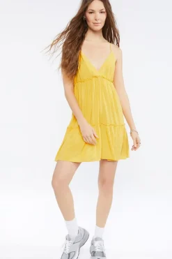 Plunging Cami Mini Dress