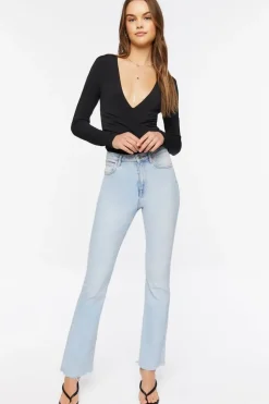 Plunging Crossover Bodysuit