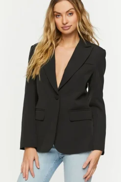 Plunging Cutout Blazer