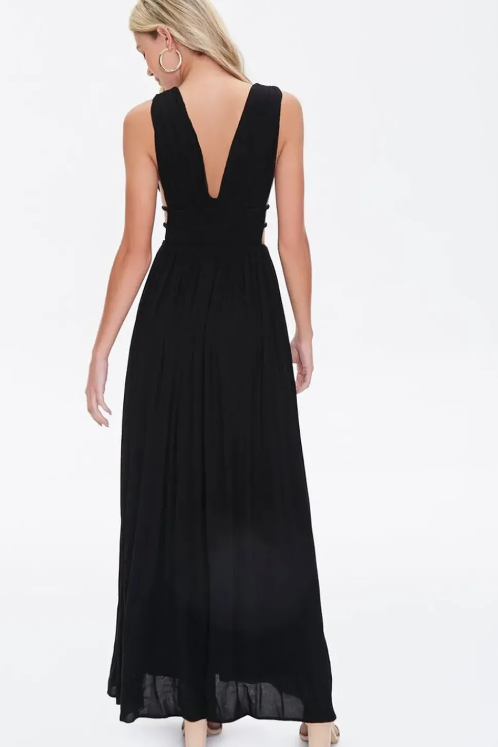 Plunging Maxi Dress