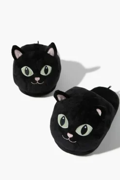 Plush Cat House Slippers
