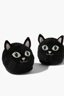 Plush Cat House Slippers