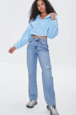 Plush Half-Zip Jacket