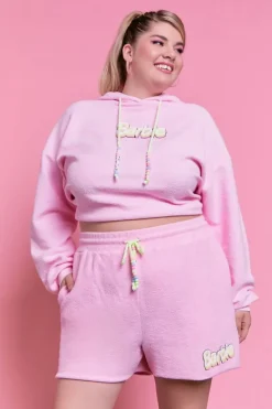 Plus Size Barbie™ Graphic Sweatshorts
