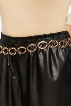 Plus Size Cutout Chain Belt