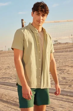 Pocket Button-Front Shirt