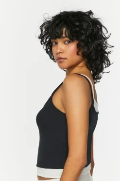 Pointelle Cropped Combo Cami