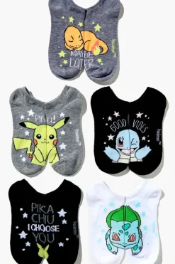 Pokemon Ankle Sock Set - 5 Pack