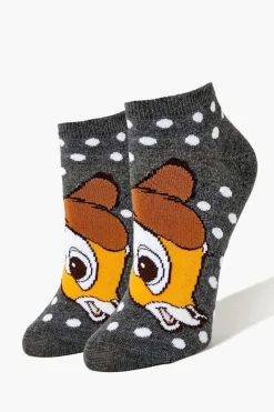 Polka Dot Bambi Ankle Socks