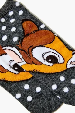 Polka Dot Bambi Ankle Socks