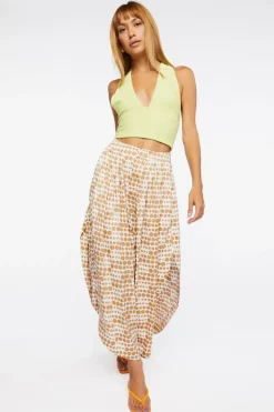Polka Dot Print Palazzo Pants
