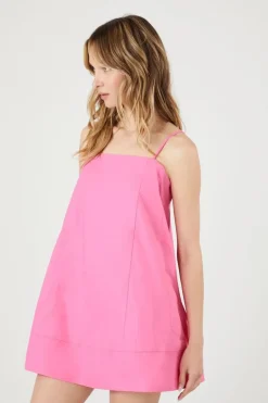 Poplin Cami Shift Mini Dress