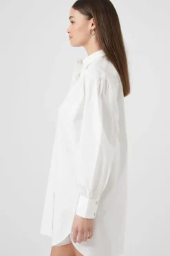 Poplin Mini Shirt Dress
