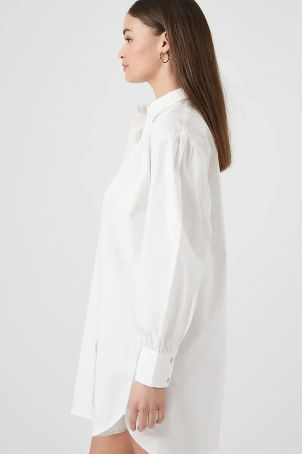 Poplin Mini Shirt Dress