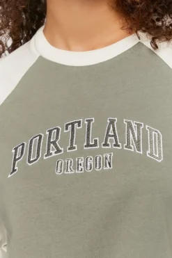 Portland Graphic Raglan-Sleeve Tee