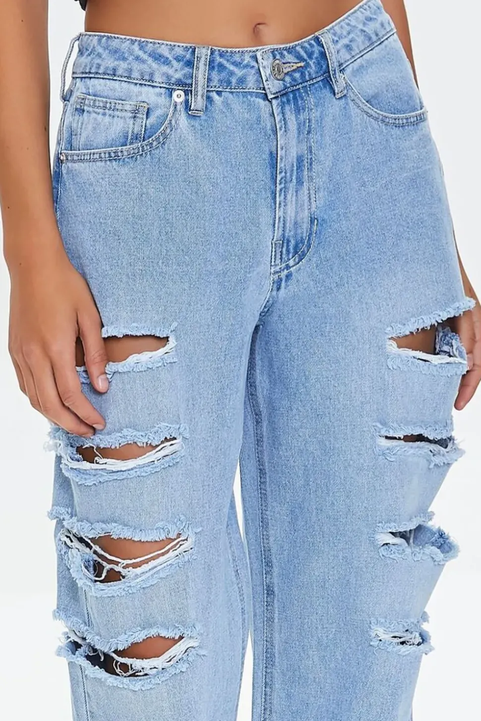 Premium Distressed 90S Fit Jeans