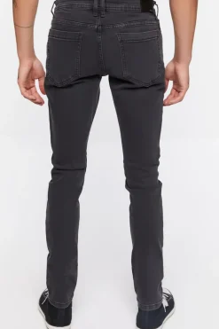 Premium Distressed Slim-Fit Jeans