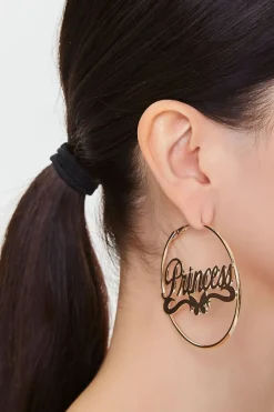 Princess Oversized Hoop Earrings
