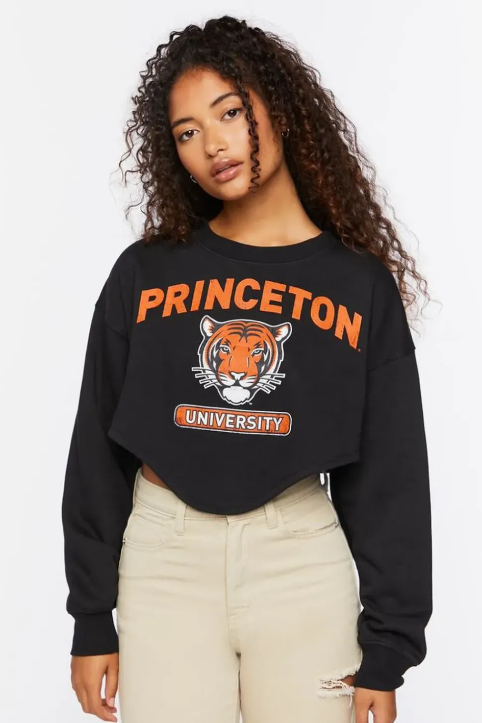 Princeton University Cropped Pullover