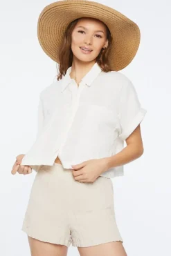 Pull-On Mid-Rise Shorts