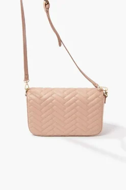 Quilted Chevron Crossbody Bag