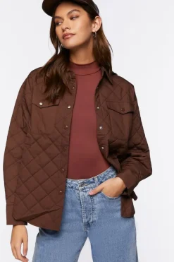 Quilted Dolphin-Hem Shacket