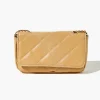 Quilted Faux Leather Crossbody Bag