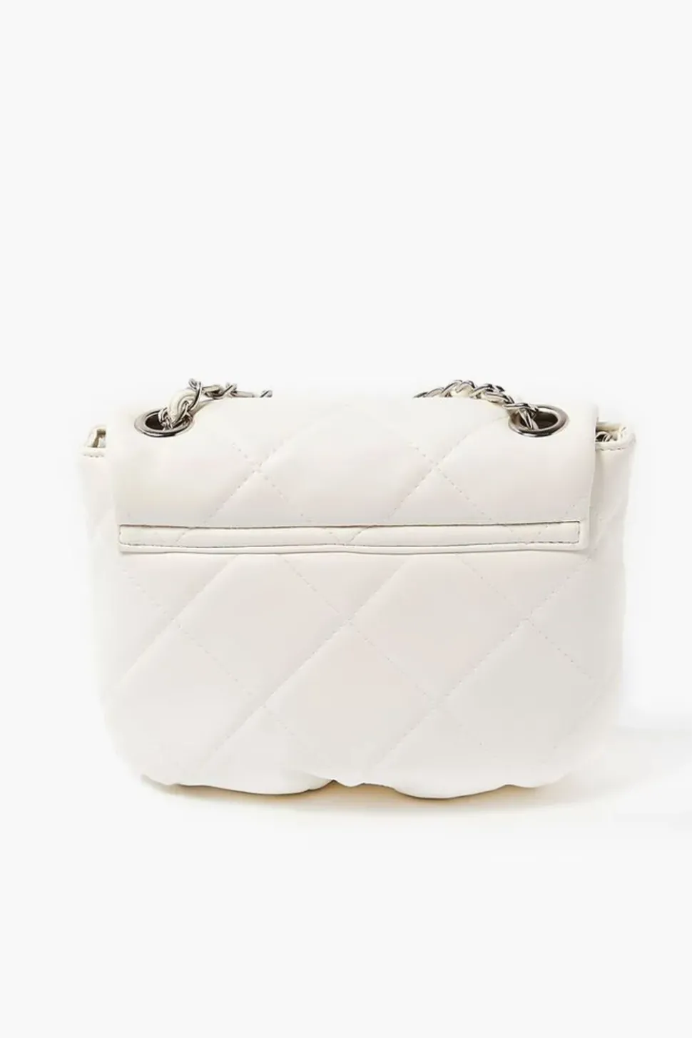 Quilted Faux Leather Crossbody Bag