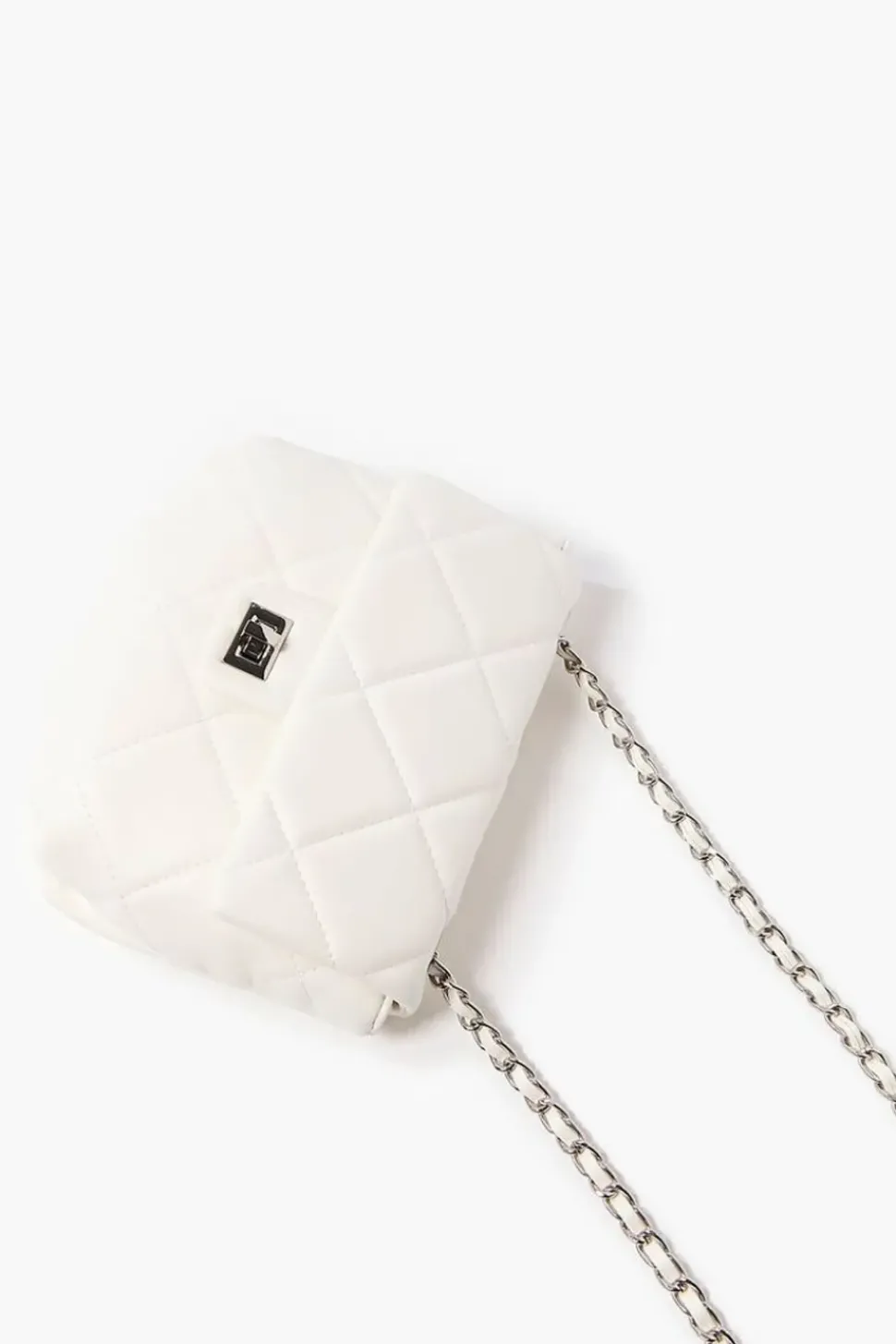 Quilted Faux Leather Crossbody Bag