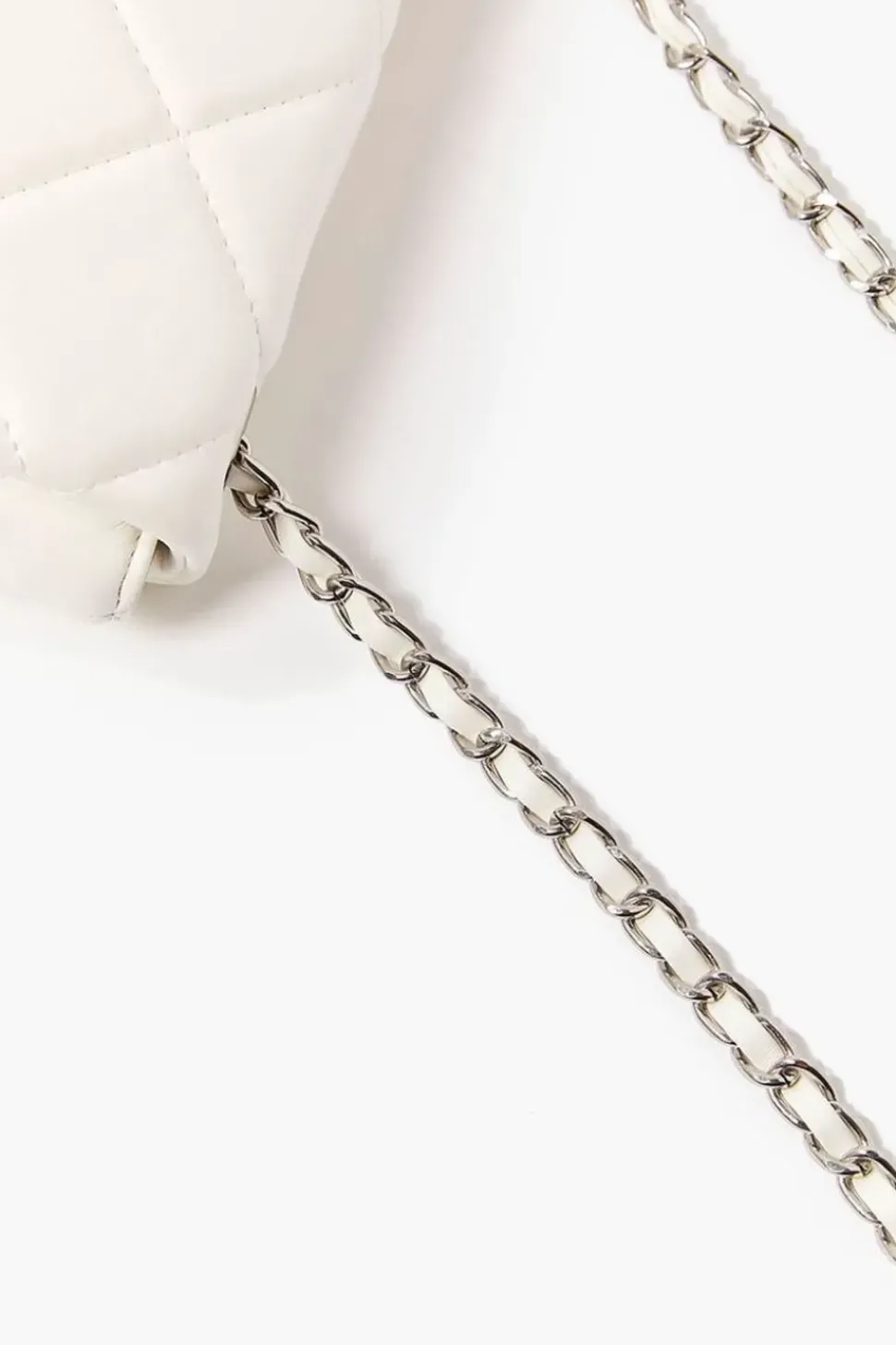 Quilted Faux Leather Crossbody Bag