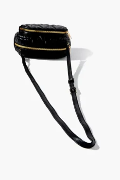 Quilted Faux Leather Crossbody Bag