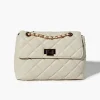 Quilted Faux Leather Handbag