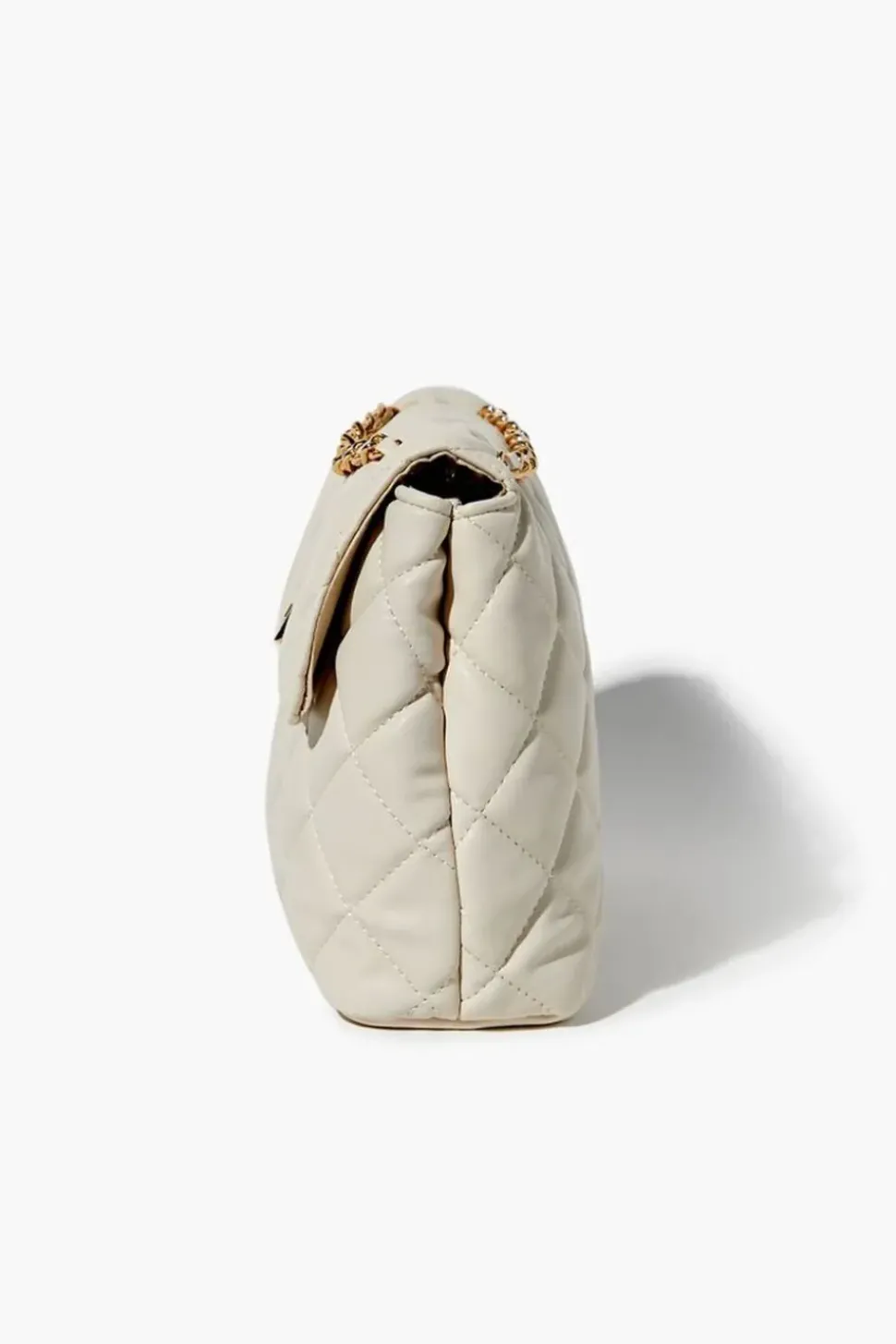 Quilted Faux Leather Handbag
