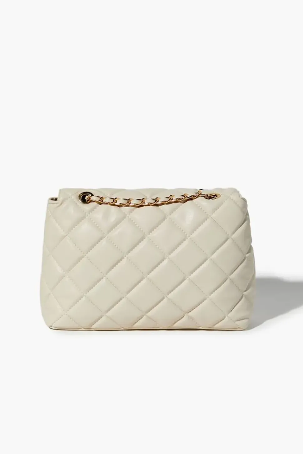 Quilted Faux Leather Handbag