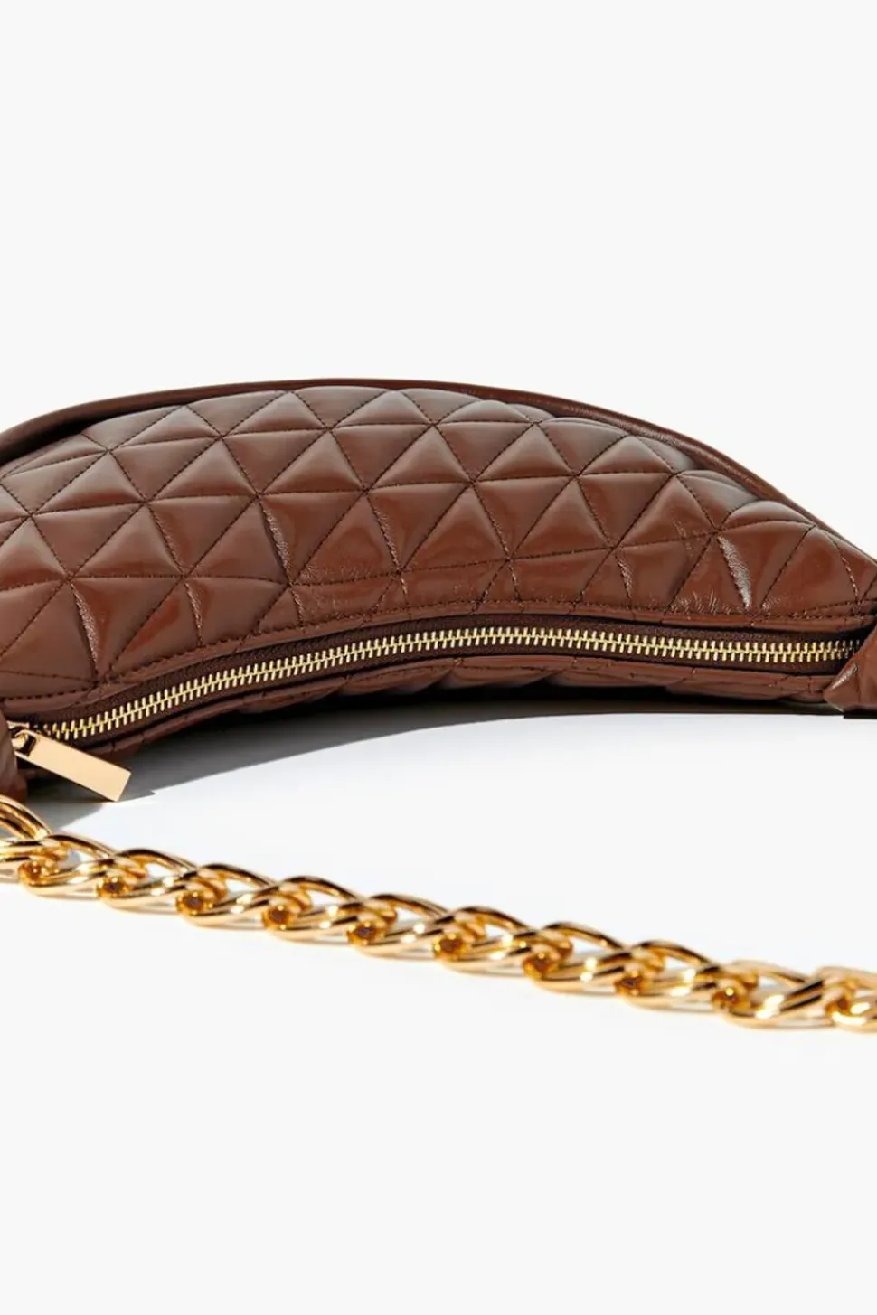 Quilted Faux Leather Shoulder Bag