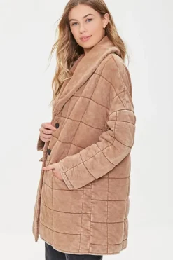 Quilted Longline Jacket