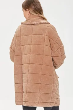 Quilted Longline Jacket
