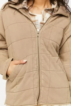 Quilted Zip-Up Jacket