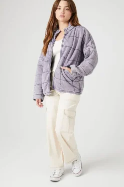 Quilted Zip-Up Jacket
