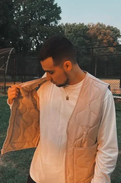 Quilted Zip-Up Vest