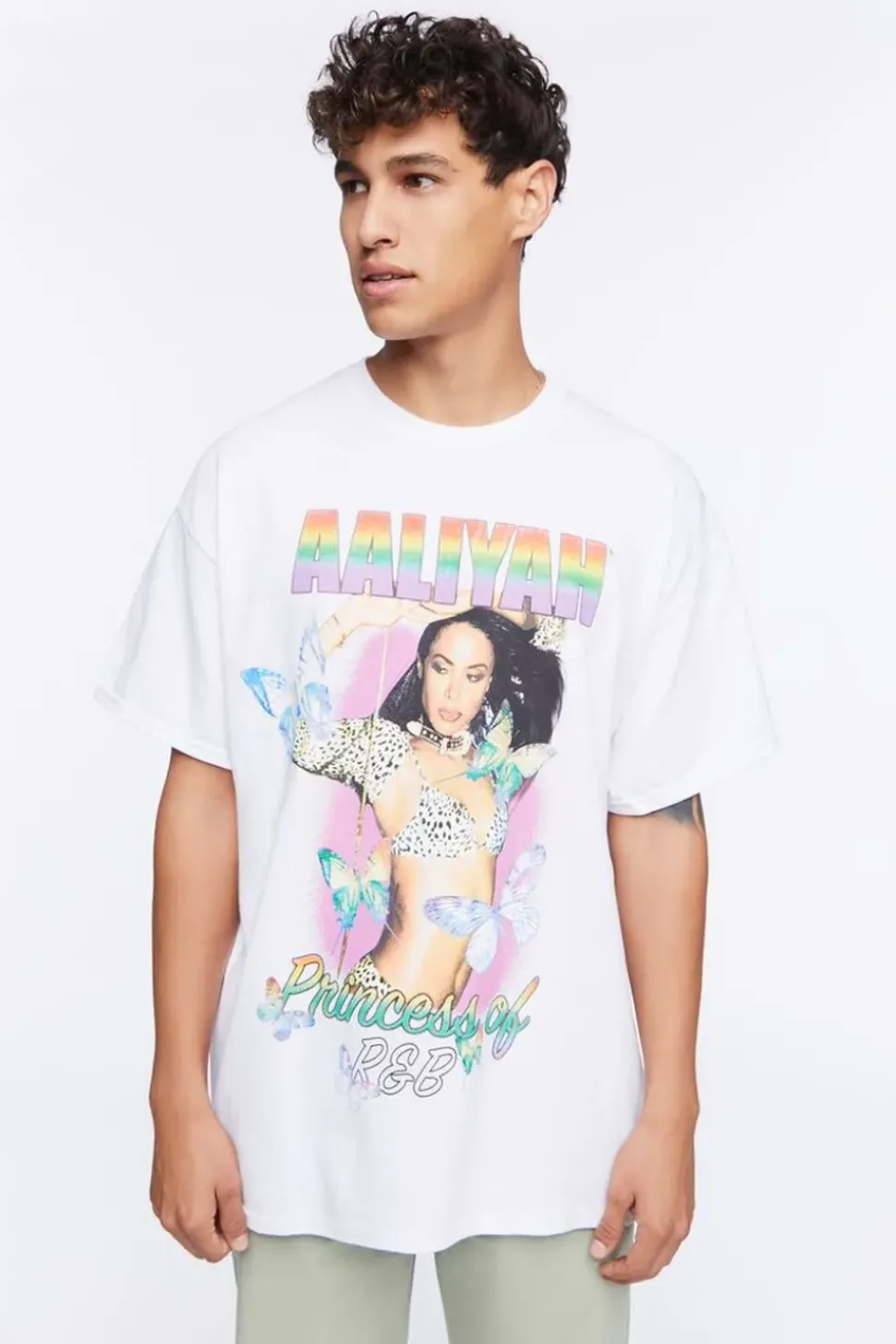 Rainbow Aaliyah Graphic Tee