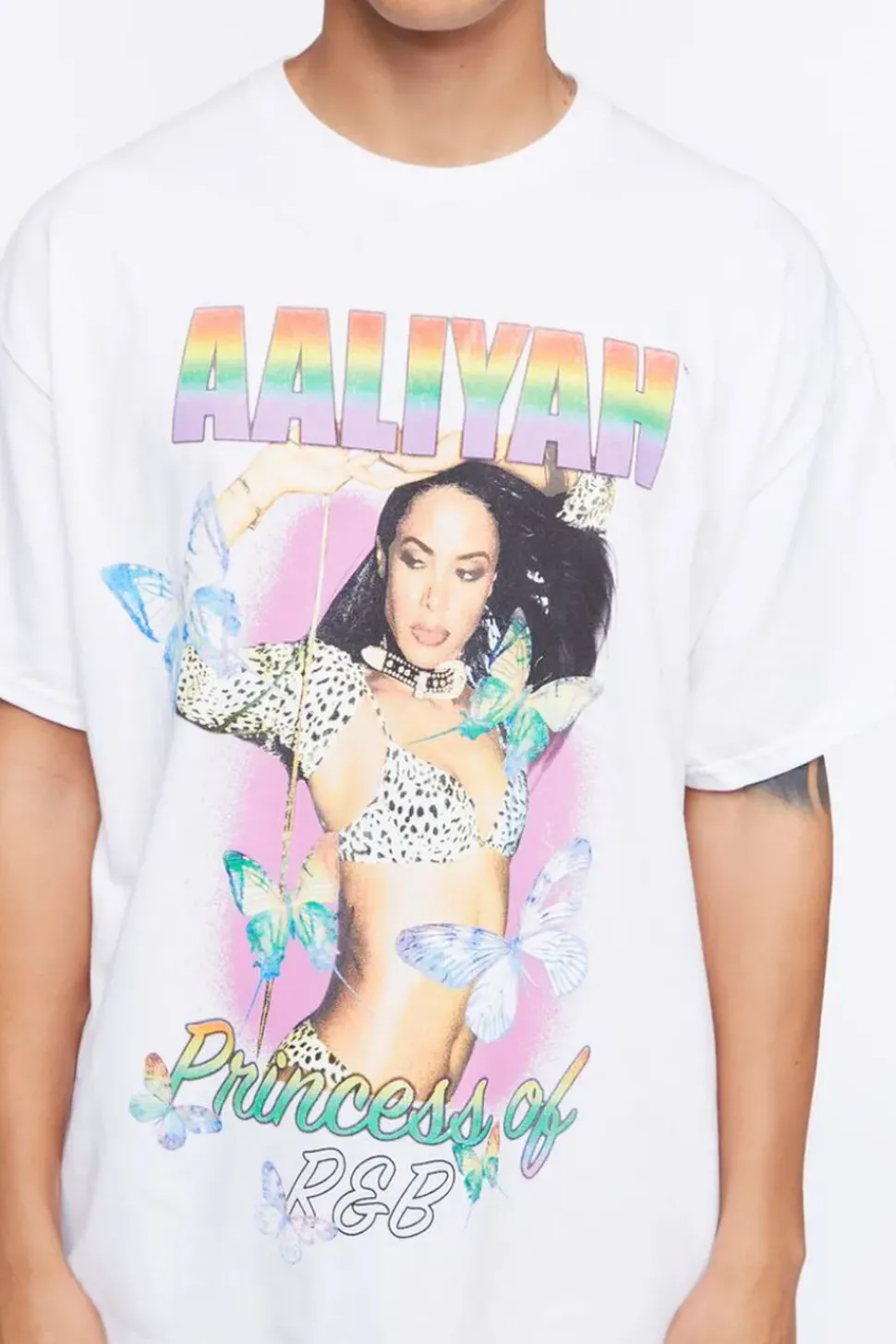 Rainbow Aaliyah Graphic Tee