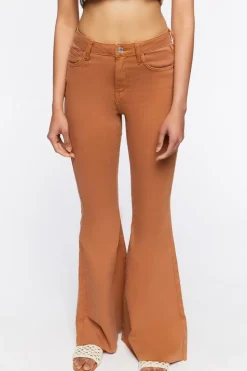 Raw-Cut Flare Jeans
