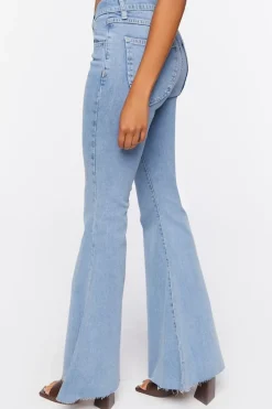 Raw-Cut Flare Jeans