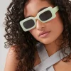 Rectangular Frame Sunglasses