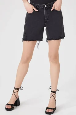 Recycled Cotton Baggy Denim Shorts