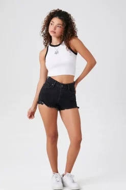 Recycled Cotton Curvy Denim Shorts
