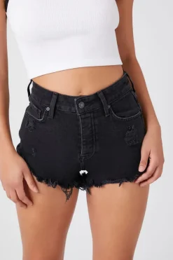 Recycled Cotton Curvy Denim Shorts