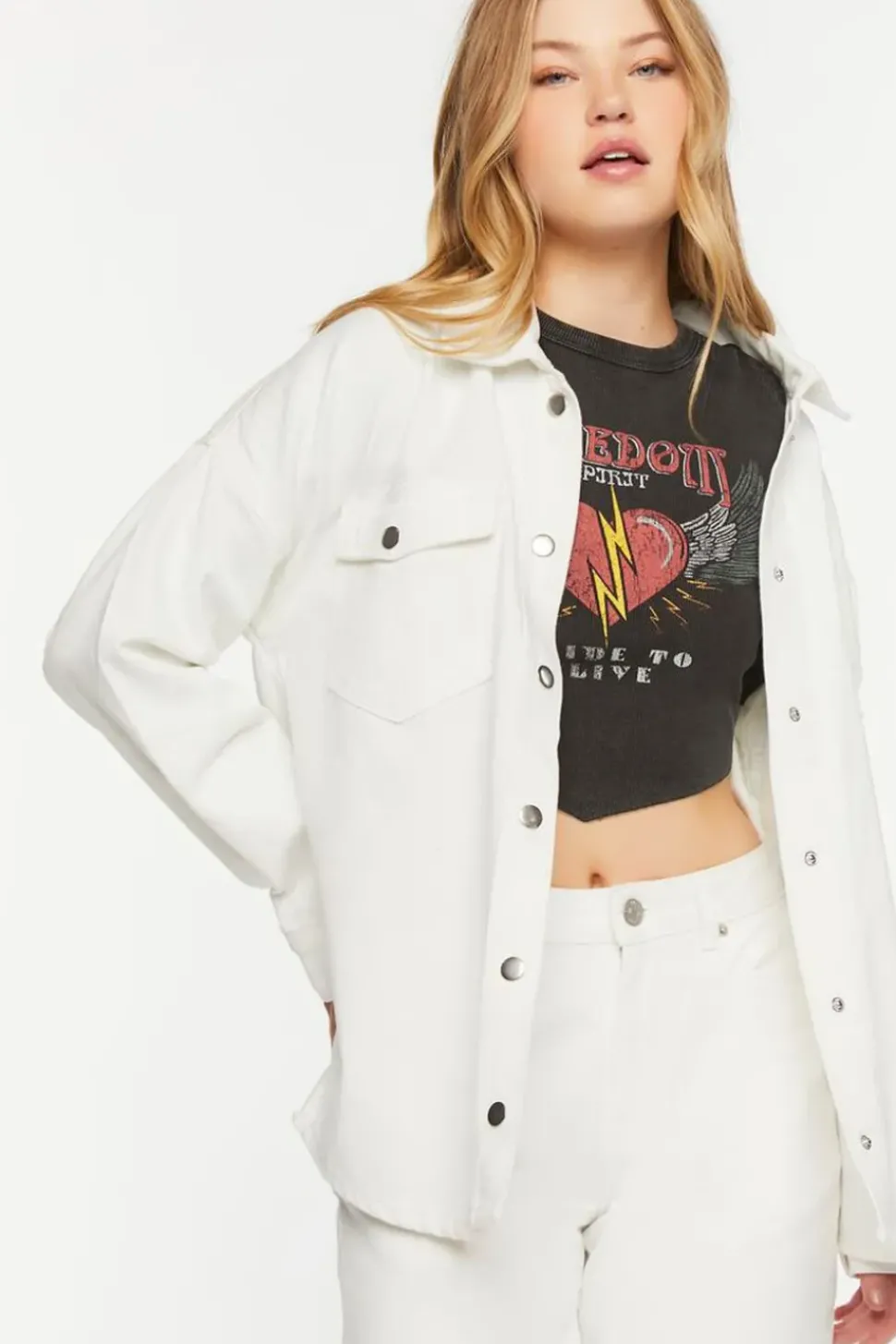 Recycled Cotton Denim Shacket